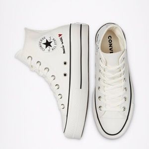 Chuck Taylor All Star Lift Platform Made With Love 8.5 womens